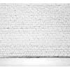 Background image of blank white brick wall