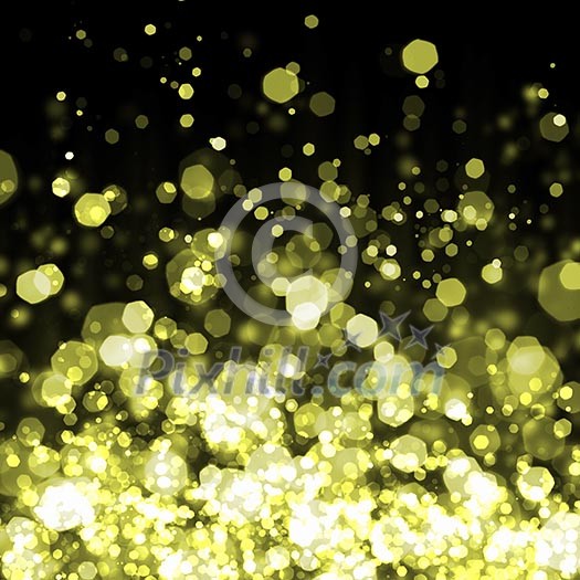 Background abstract image with defocused lights and circles