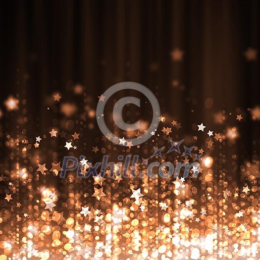 Background abstract image with defocused lights and circles