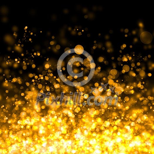 Background abstract image with defocused lights and circles