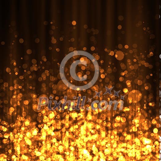 Background abstract image with defocused lights and circles