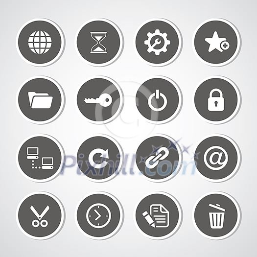 Web hosting icons for use Web hosting icons for use
