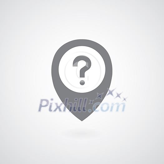question mark symbol pointer on gray background question mark symbol pointer on gray background