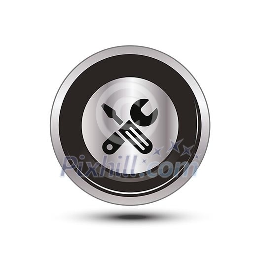 single button aluminum for use