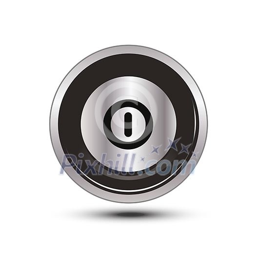 single button aluminum for use