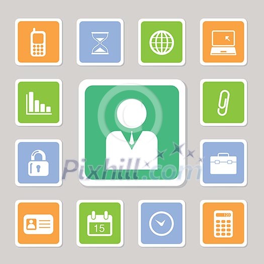 Business Icons set for use Business Icons set for use
