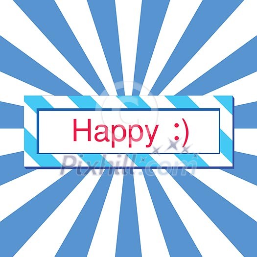 Vector happy and symbol for use Vector happy and symbol for use