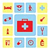 icons hospital set from Illustration
