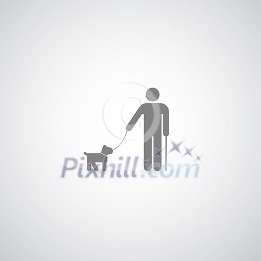 blind symbol on gray background blind symbol on gray background