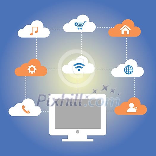 vector technology style for use vector technology style for use