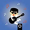 music vector cartoon style for use