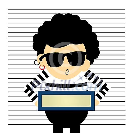 Prisoner vector cartoon style for use Prisoner vector cartoon style for use