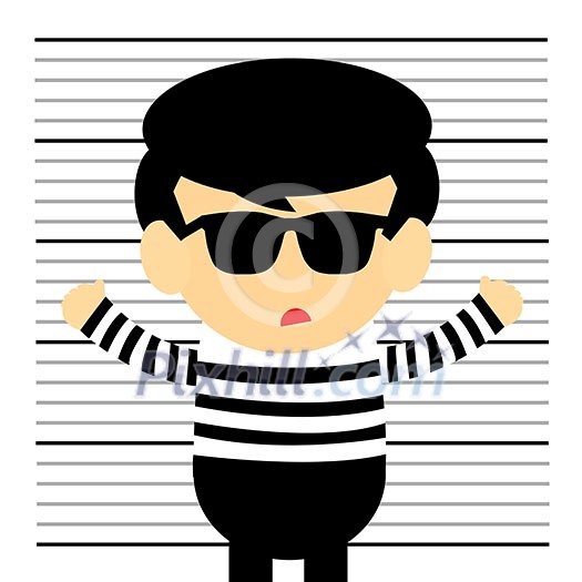Prisoner cartoon style for use Prisoner cartoon style for use