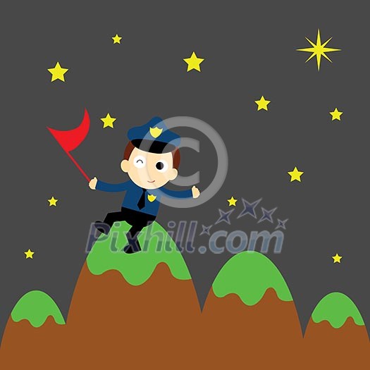 vector cartoon style for use