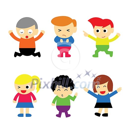 vector cartoon style for use vector cartoon style for use