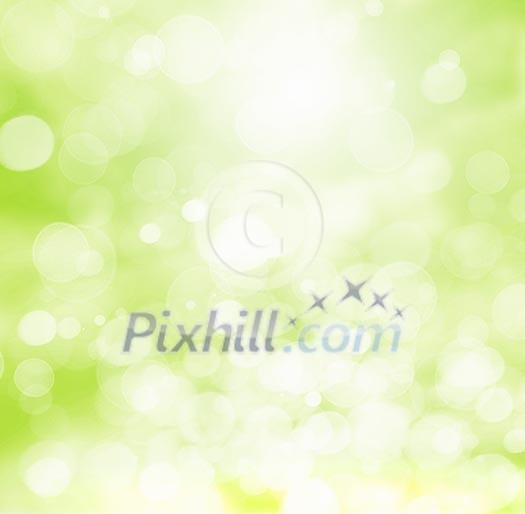 Background bokeh image. Summer and vacation concept