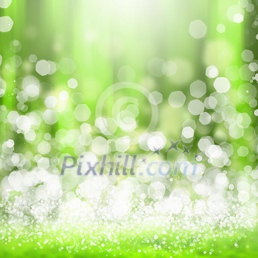 Background bokeh image. Summer and vacation concept