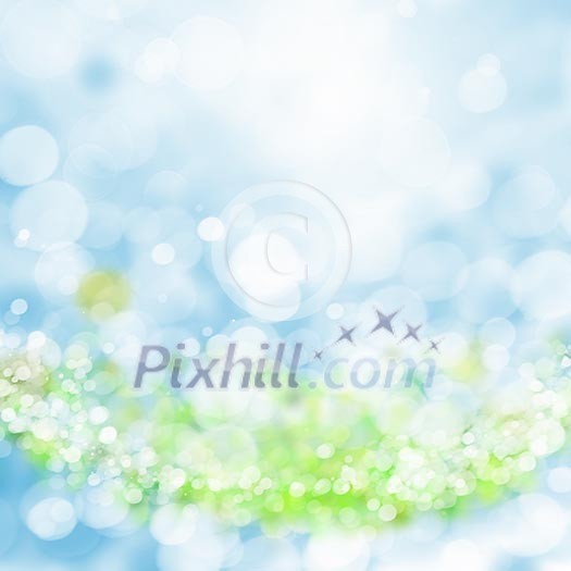 Background bokeh image. Summer and vacation concept