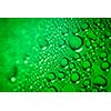 Refreshing green watery background (color toned image; shallow DOF)