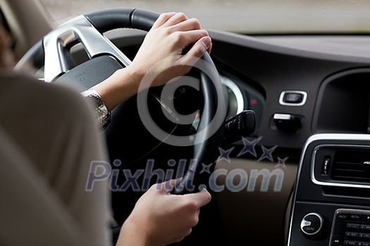 woman driving a car woman driving a car