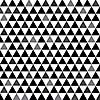 black and white of triangle abstract for background  