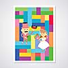 cartoon wedding invitation card template  