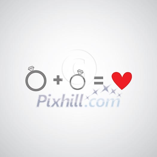 couple diamond engagement ring vector symbol couple diamond engagement ring vector symbol