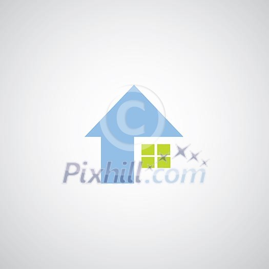 house symbol on gray background house symbol on gray background