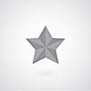 star symbol on gray background 
