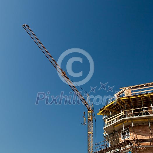 residential building construction site residential building construction site