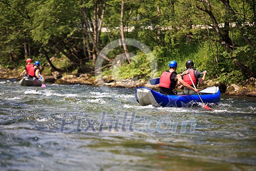 white water rafting