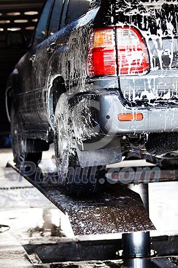 cars in a carwash cars in a carwash