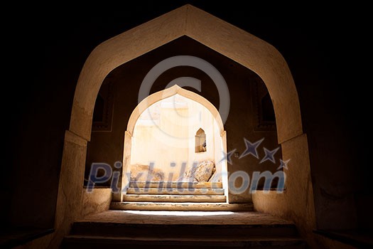The Nakhl Fort in Al Batinah, Oman The Nakhl Fort in Al Batinah, Oman
