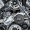 Car Engine - Modern powerful car engine(motor unit - clean and shiny