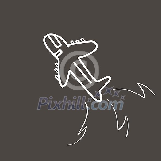 airplane cartoon sketch for use airplane cartoon sketch for use