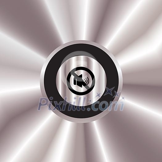mute volume silver button for use mute volume silver button for use