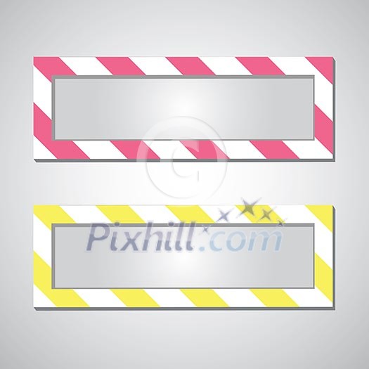 Vector blank sign for use Vector blank sign for use