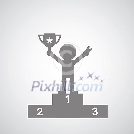 championship symbol on gray background championship symbol on gray background