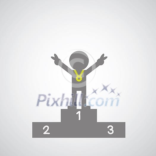 championship symbol on gray background championship symbol on gray background
