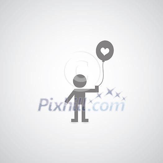 tell love you symbol on gray background tell love you symbol on gray background