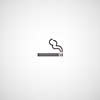 smoke symbol on gray background