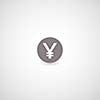 money symbol on gray background