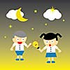 student vector cartoon style for use