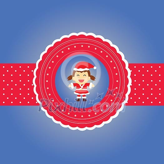 Santa claus vector cartoon style for greeting