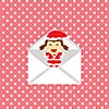 Santa claus vector cartoon style for greeting