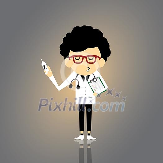 doctor vector cartoon style for use doctor vector cartoon style for use