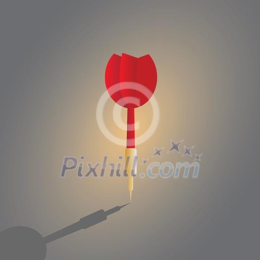 darts target vector cartoon style darts target vector cartoon style