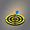 darts target aim vector cartoon
