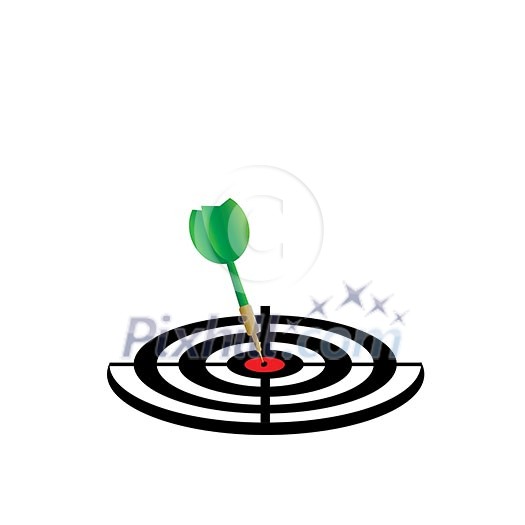 darts target aim vector cartoon darts target aim vector cartoon