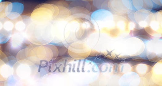 Background image with blurs and lights. Party concept